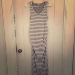 Pink Blush Maternity - XS - Striped Maxi